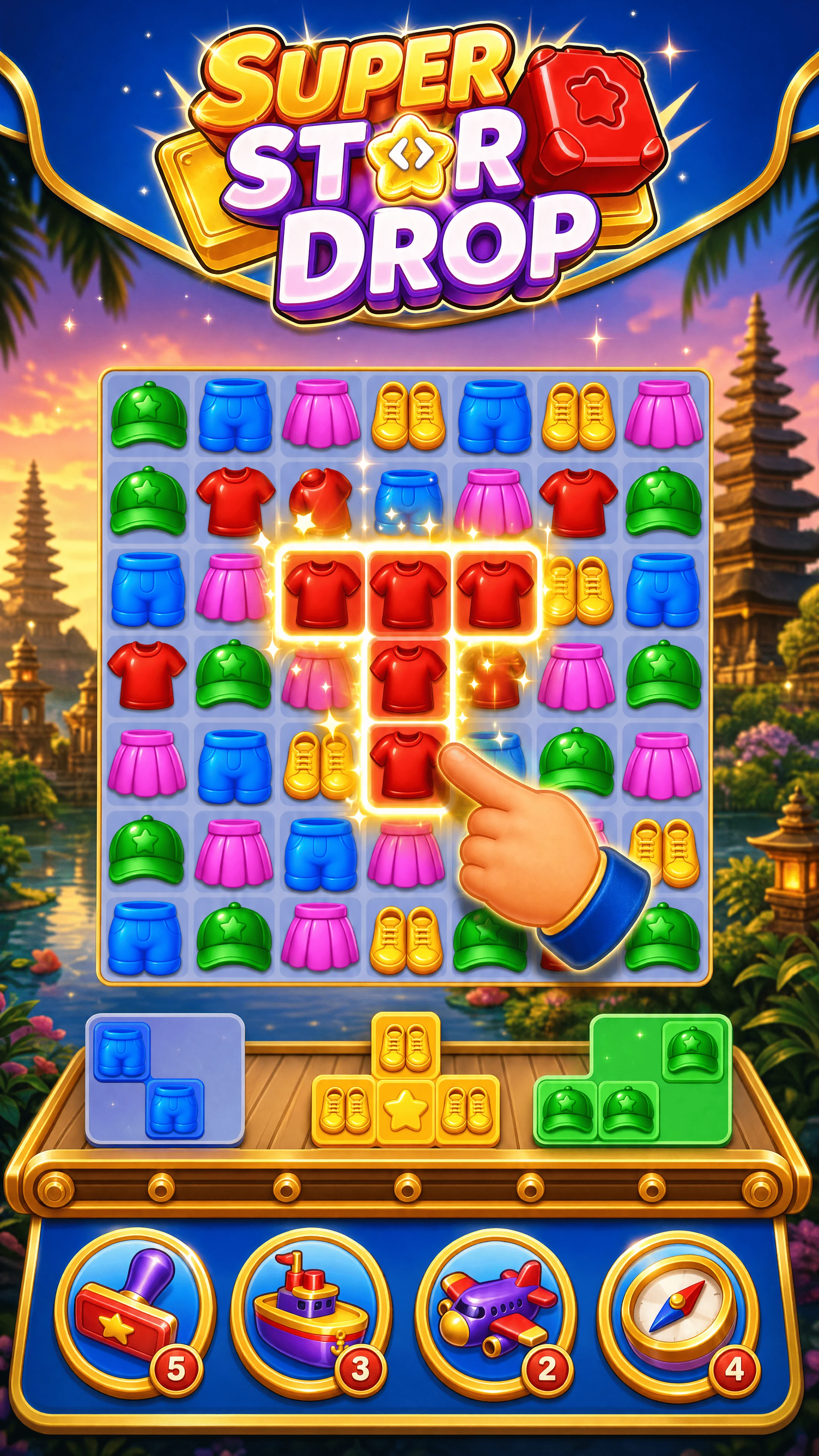 Super Star Drop: Connect 5 screenshot